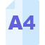A4(29,7x21cm)